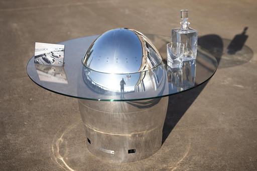Table basse / table d'appoint Braeve Design fabriquée à partir de pièces d'avion