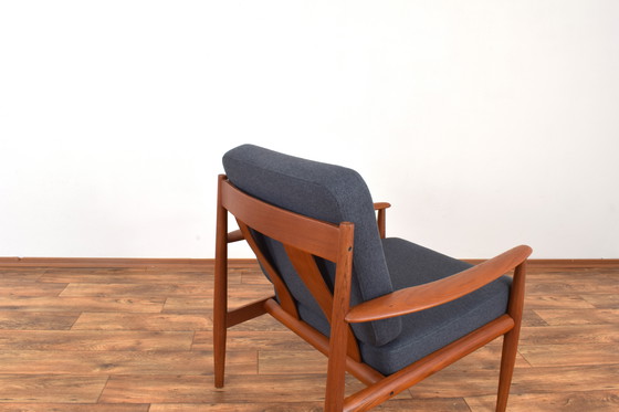 Image 1 of Mid Century Deense Teakhouten Loungestoel Door Grete Jalk Dla France & Søn, 1960S.