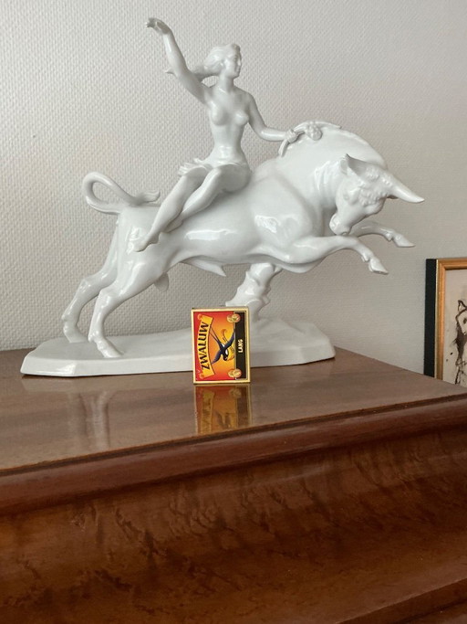 ❗️MUJER SOBRE EL TORO❗️van Herend ✨