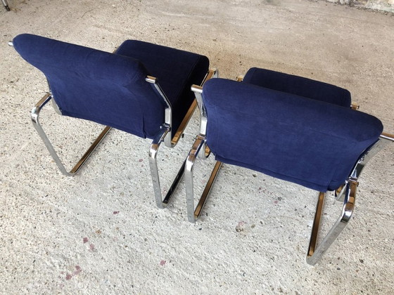 Image 1 of Mid-Century Lounge Chairs, Circa 1970's, Set of 2