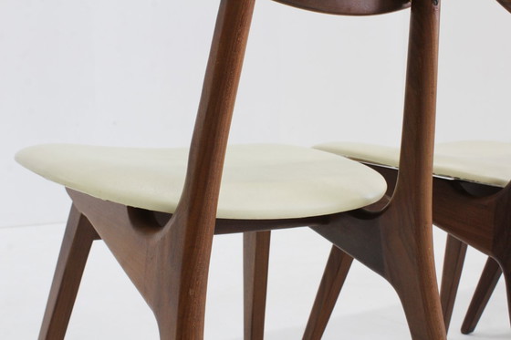 Image 1 of Set van 4 Vintage Mid Century eetkamer stoelen 1960s