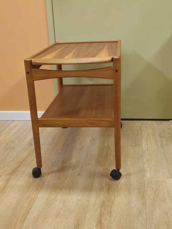 Image 1 of Vintage Poul Hundevad Serving Trolley Drinks Cart