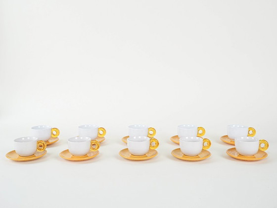 Image 1 of Set di tazze in porcellana, design italiano, anni '70, produzione: Italia