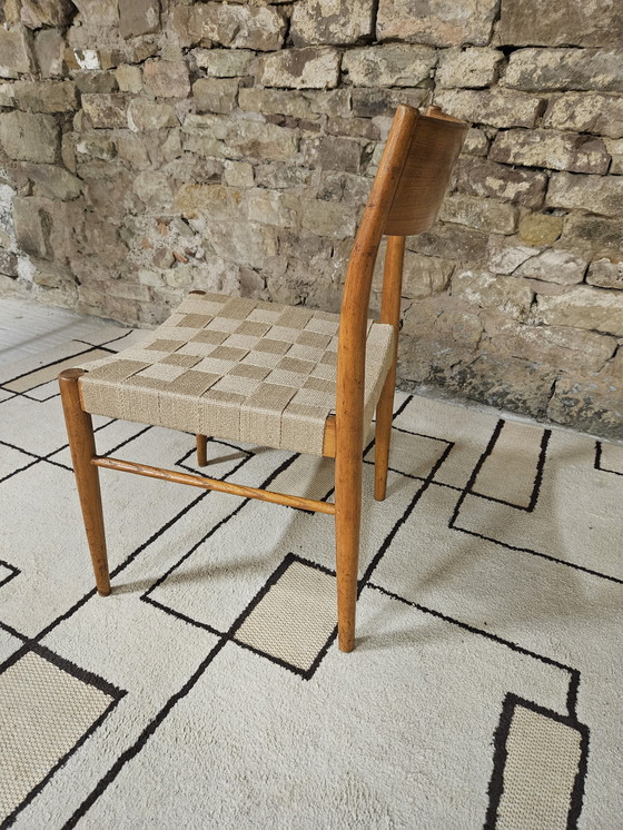 Image 1 of Sedia scandinava del 1960 con cinghia di juta