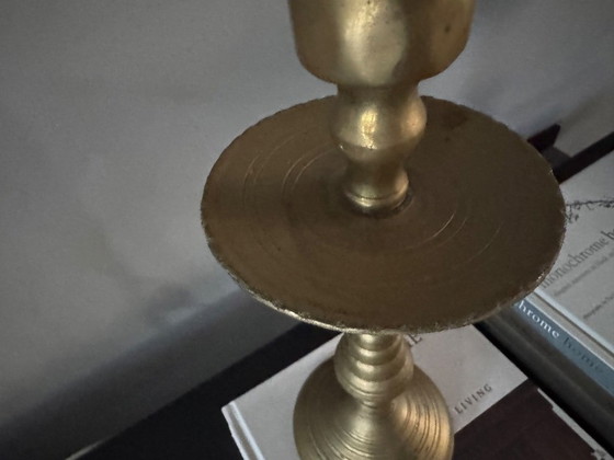 Image 1 of Heavy copper handmade Moroccan Candle Holder Marrakech Bohemian