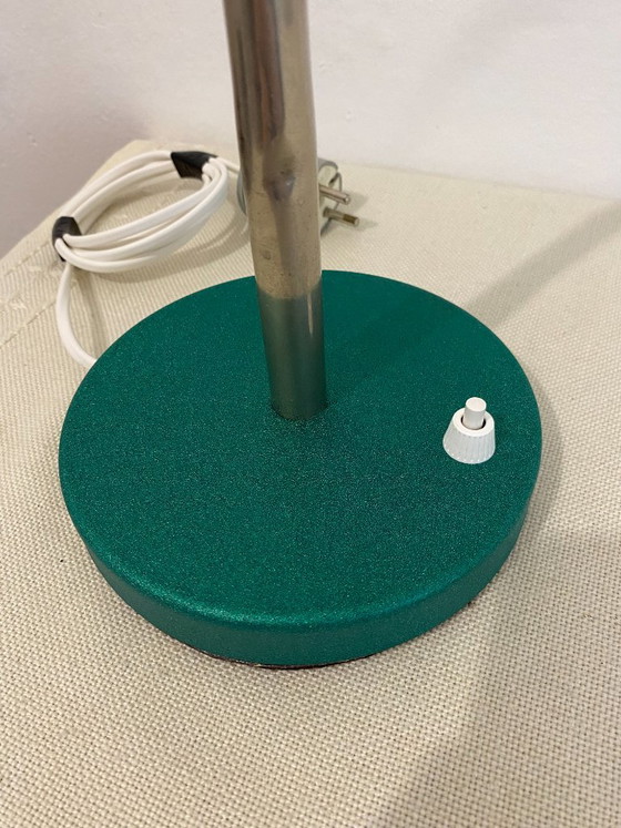 Lampada da scrivania vintage Mid-Century Modern regolabile a collo d'oca - Verde smeraldo, anni '60 (photo 15 of 20)