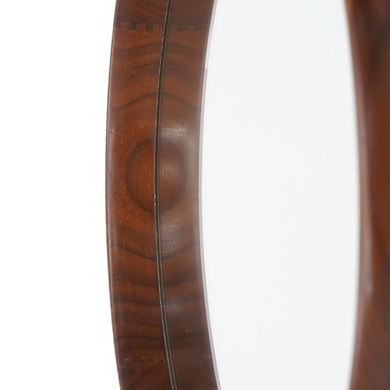 Image 1 of Specchio da parete in teak di Uno e Osten Kristiansson per Luxus, 1960