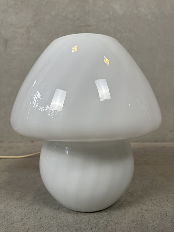 Image 1 of Vintage ‘swirl’ mushroom lamp
