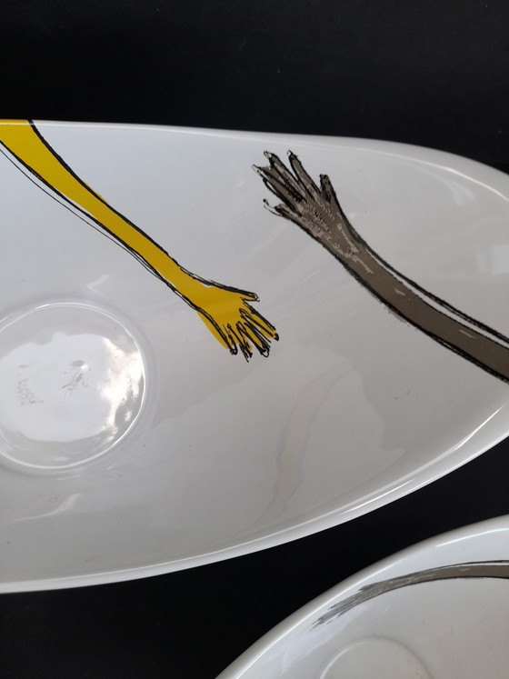 Image 1 of Set of 3 Corry Ammerlaan dishes for Artihove 80s