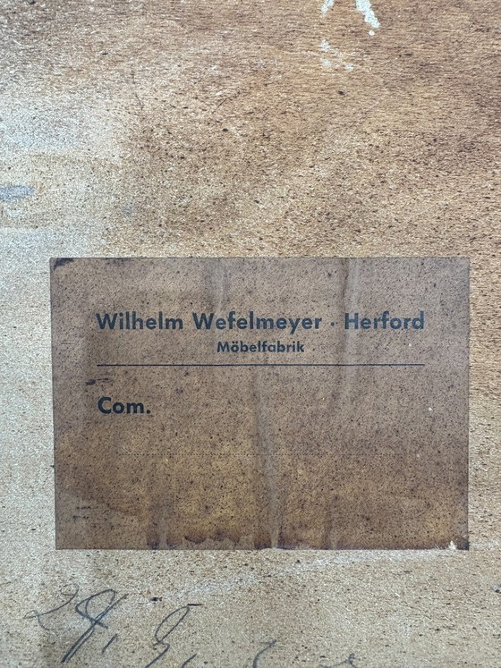 Image 1 of Credenza da cucina vintage anni '50/'60 | Mobile da cucina dal design pastello | 2 pezzi