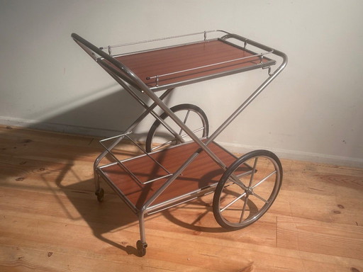Vintage Servierwagen aus der Mitte des 20. Jahrhunderts