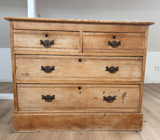 Antieke Grenen Commode / Toiletcommode – Ca. 1900 – ladekasten, Wood