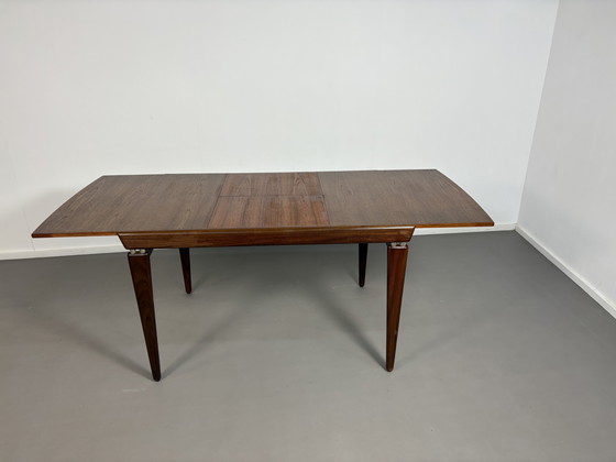 Image 1 of Vintage uitschuifbare Teak Tafel jaren’60