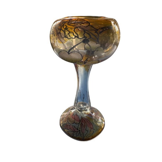 Image 1 of Signed art glass vase - Vera Walther, ca. 1980