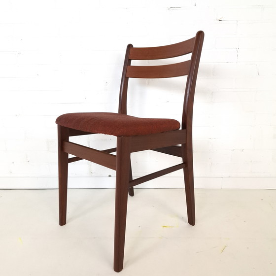 Image 1 of Lot de 6 chaises de salle à manger vintage, design danois des années 1970