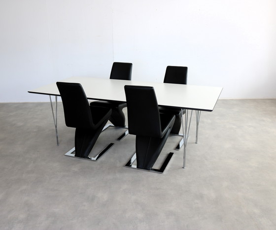 Image 1 of 4x Vintage Design Eetkamerstoelen