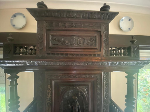 Französischer Schrank mit 3 Türen und 1 Schublade