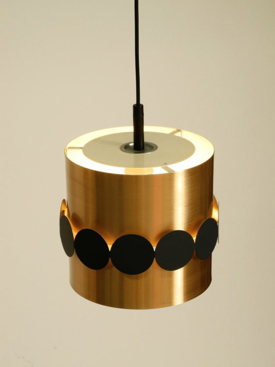 Lampada a sospensione originale degli anni '60 in stile Space Age di Doria, realizzata in alluminio (photo 9 of 19)