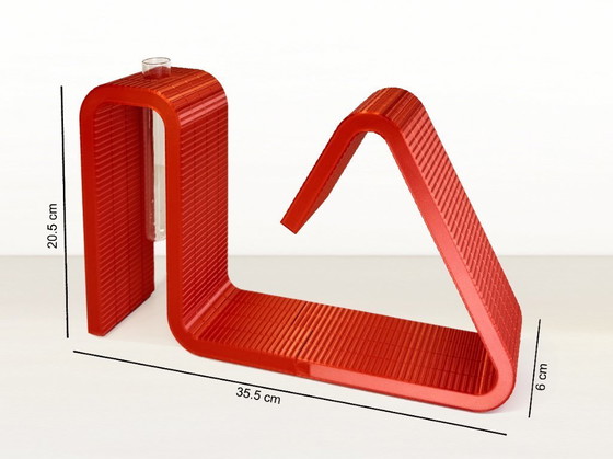 Image 1 of Red Magazine rack - PLA - 3D printed