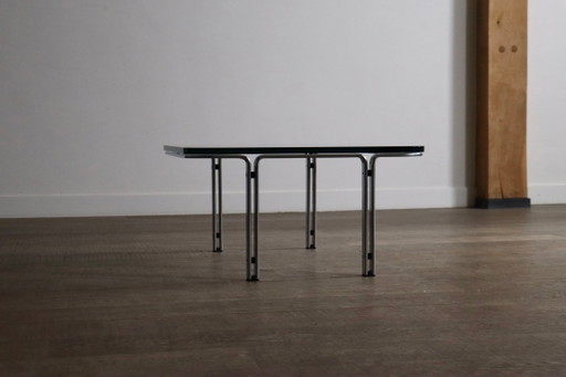 Table basse Horst Brüning Modèle 6912 pour Kill International, Allemagne 1967 – salontafels, Glass, Metal (photo 2 of 11)