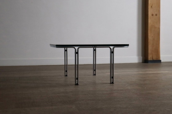 Table basse Horst Brüning Modèle 6912 pour Kill International, Allemagne 1967 – Tables basses, Glass, Metal (photo 2 of 11)
