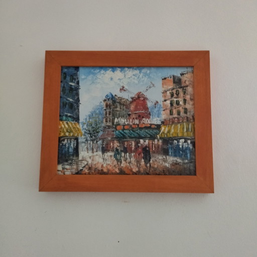 Gemälde vom Moulin Rouge, Paris