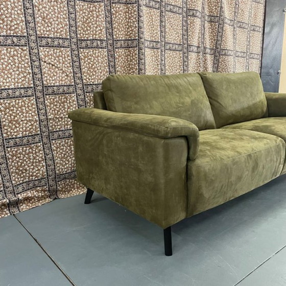 Image 1 of Leather 3-seater sofa