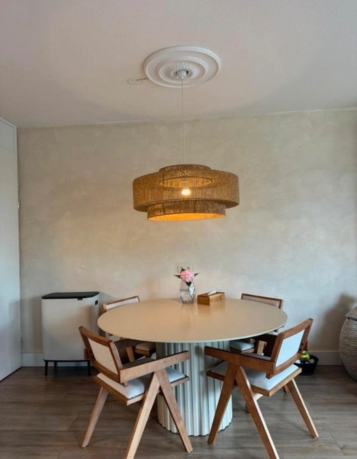 Table de salle à manger pilier HK Living ø140