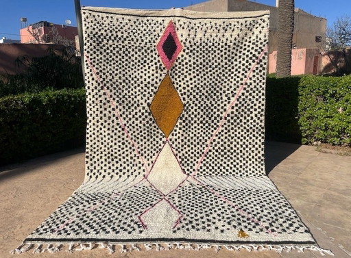 Tapis en Laine Pure Fait Main Traditionnelle Taille 150/250 cm