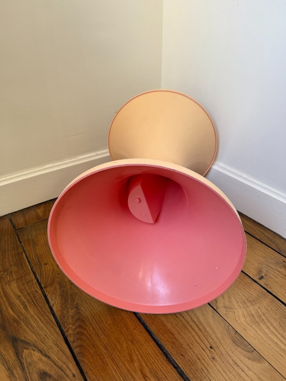 Image 1 of Sgabello Tam Tam Stamp, prodotto in Francia, seduta in stile rattan intrecciato