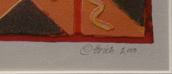 Clemens Briels - Rare sérigraphie caribéenne « Antigua, une baie par jour, après 360 jours je m'installerai (photo 10 of 13)