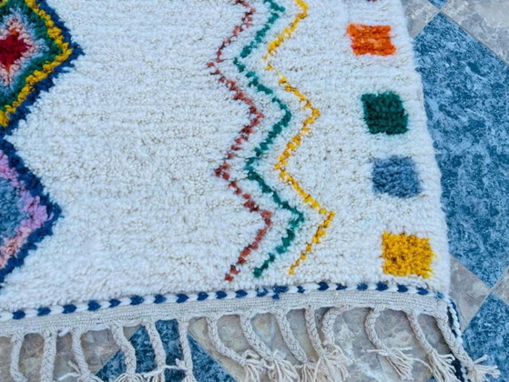 Authentic Handwoven Berber Moroccan Rug 200cmx280cm – Rugs & carpets, Cotton (photo 5 of 10)