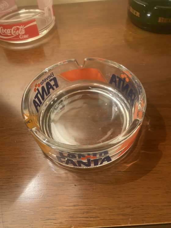 Image 1 of Set of vintage ashtrays from iconic advertising brands, 1970s/80s
