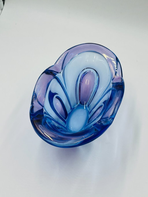 Taza de arte de cristal bohemio Chribska