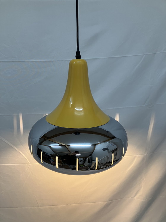 Image 1 of Vintage tulip-shaped pendant lamp by Doria Leuchten space age