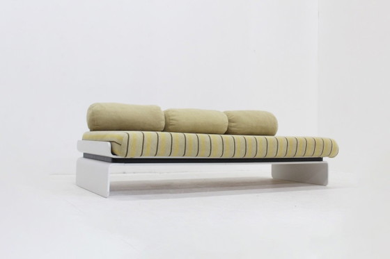 Divano Letto da giorno Vintage Cor Orbis di Luigi Colani anni '70, Letti da giorno, Metallo, Tessile, Bianco (foto 2 di 11)