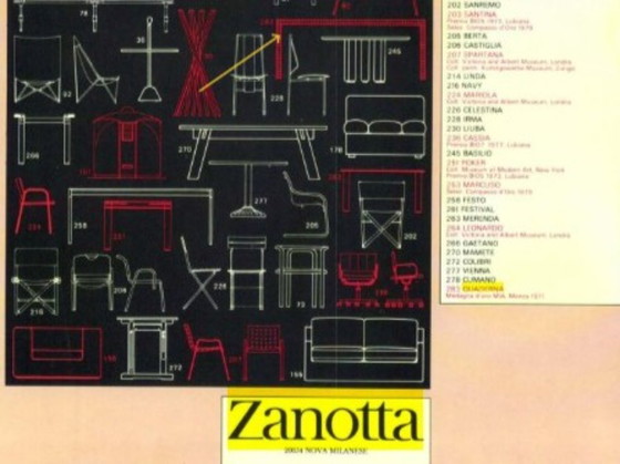 Image 1 of Quaderna-bank van Superstudio, originele productie uit de jaren 70 van Zanotta.