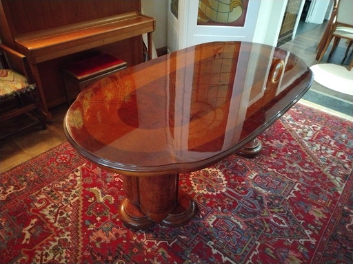 Tavolo da pranzo italiano con 6 sedie in perfette condizioni