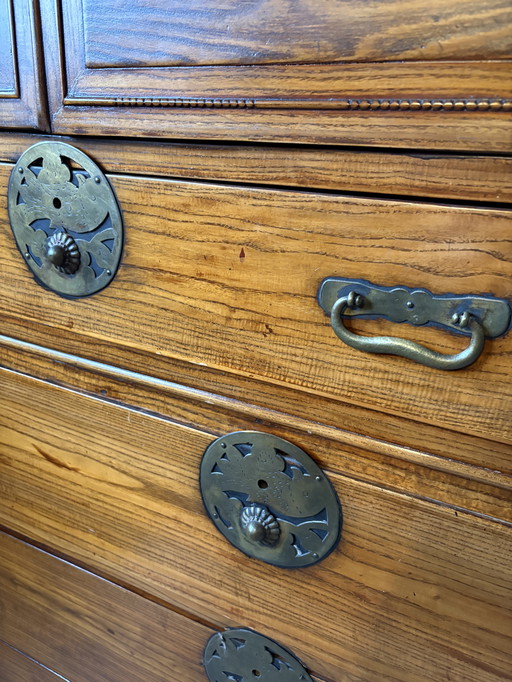 Originaler japanischer Mizuya Tansu-Schrank