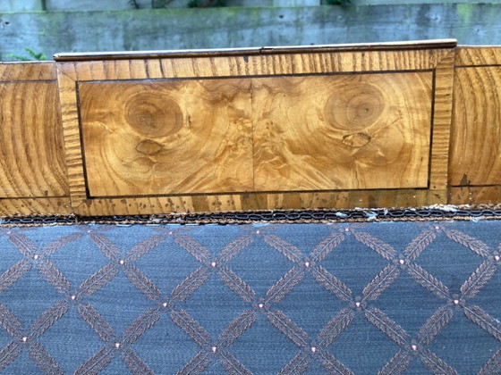 Image 1 of Antique Biedermeier sofa 3 persons art deco style