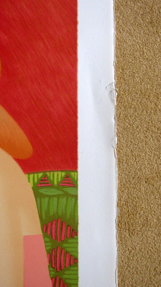 Image 1 of Magnifique lithographie d'Anne Retivat (Fr)