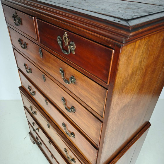 Englische georgianische Mahagoni-Kommode, um 1820 – Kommoden, Wood (photo 10 of 10)