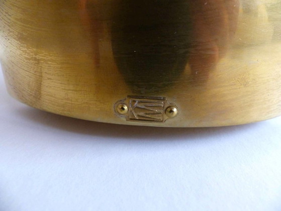 Image 1 of Zwei Wandleuchten des Modells „Melange“ aus Messing und Naturalabaster von VISUAL COMFORT, entworfen von Kelly Wearstler