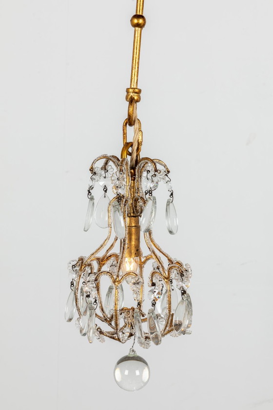 Image 1 of Crystal Chandelier 19x36 cm