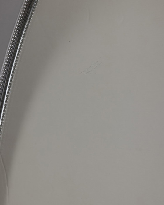 Image 1 of Vintage 70s wall mirror chrome metal Italian design