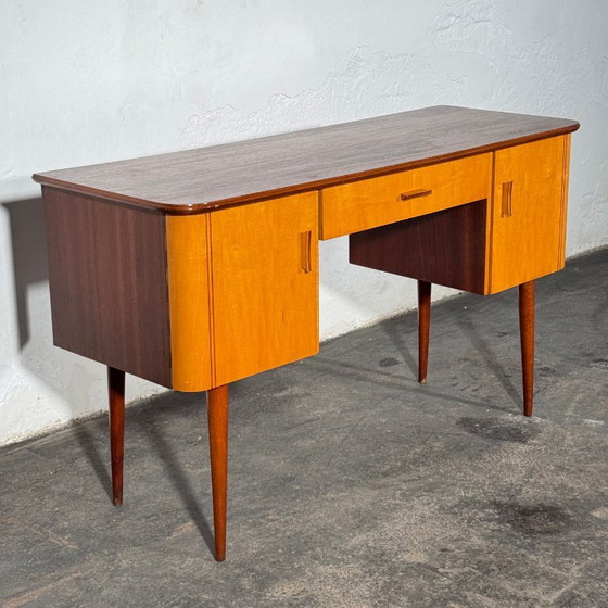 Oost-Duits schrijfbureau van Heidenau, jaren 1960 – Eettafels, Wood (photo 3 of 13)