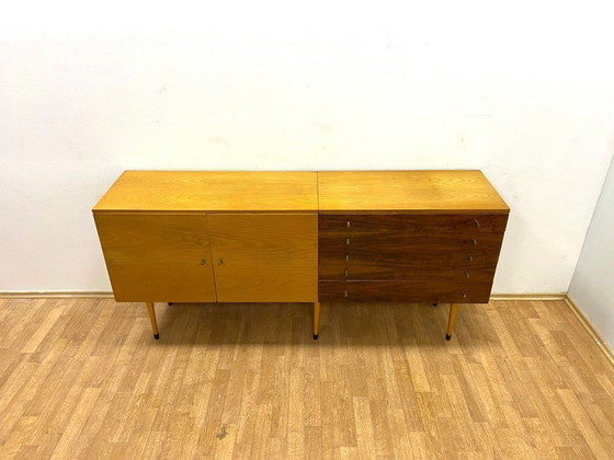 Image 1 of Mid-Century Cabinet by Jitona, Czech Brussels Style, 1960s