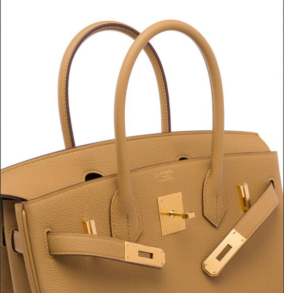 Image 1 of Borsa HERMES Birkin 30 in cuoio Beige - 103465