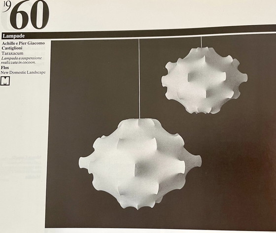 Image 1 of Taraxacum Hängelampe von Achille & Pier Giacomo Castiglioni für Flos, 1960er Jahre