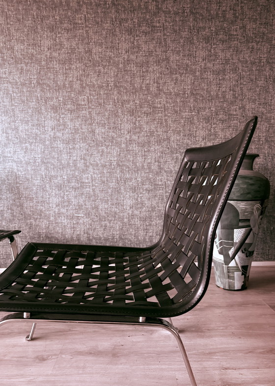 Image 1 of 2 “Net W” Lounge Armchairs by Giancarlo Vegni for Fasem,ca99s